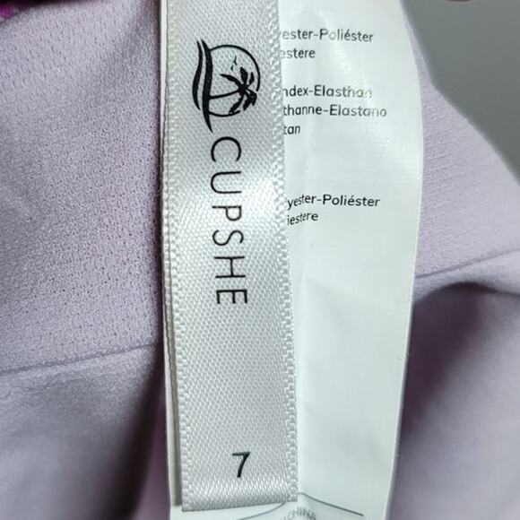 Cupshe Girls Wild At Heart Ruffle Bandeau and Wide Band Hipster Bikini Set 7 - Picture 5 of 12